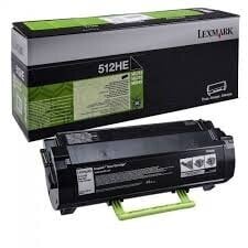 Spausdintuvo kasetė Lexmark 512HE Return (51F2H0E), juoda kaina ir informacija | Lexmark Kompiuterinė technika | pigu.lt