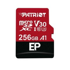 Patriot PEF256GEP31MCX, 256GB, MICRO SDXC цена и информация | Карты памяти для телефонов | pigu.lt