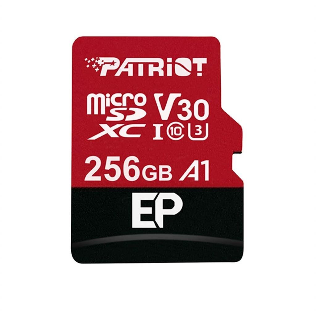 Patriot PEF256GEP31MCX, 256GB, MICRO SDXC цена и информация | Atminties kortelės telefonams | pigu.lt