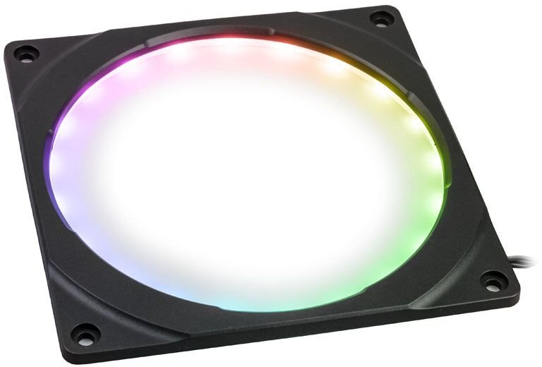 PHANTEKS Illuminated frame for 140mm RGB fan (PH-FF140DRGBP_BK01) цена и информация | Komponentų priedai | pigu.lt