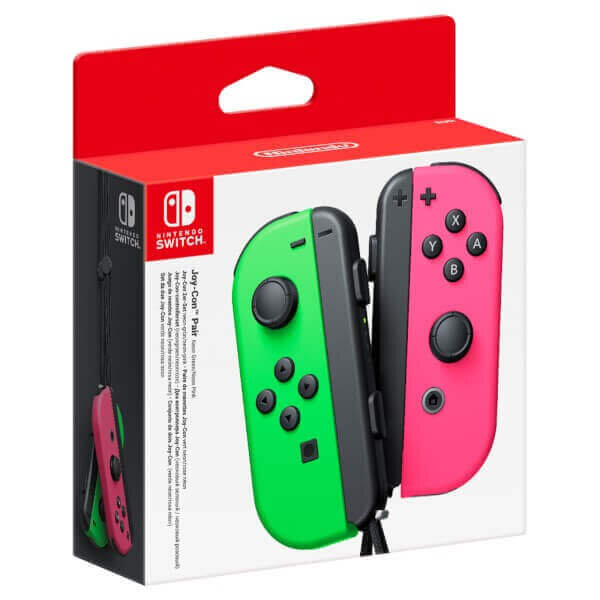 NINTENDO SWITCH Joy-Con Pair Neon Green Pink kaina ir informacija | Žaidimų pultai  | pigu.lt