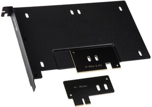 Akasa 2.5" SSD/HDD mounting bracket for PCIe/PCI slot (AK-HDA-10BK) kaina ir informacija | Komponentų priedai | pigu.lt