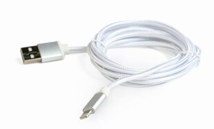 Gembird CCB-mUSB2B-AMLM-6-S, USB-A/Lightning, 1.8 м цена и информация | Кабели и провода | pigu.lt