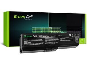 Green Cell Laptop Battery for Toshiba Satellite A660 C650 C660 C660D L650 L650D L655 L670 L670D L675 kaina ir informacija | Akumuliatoriai nešiojamiems kompiuteriams | pigu.lt