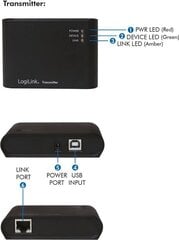 LogiLink UA0230 kaina ir informacija | Adapteriai, USB šakotuvai | pigu.lt
