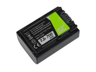 Green Cell®for Sony DCR-DVD506E DCR-DVD510E HDR-CX116E HDR-CX130 HDR-CX155E HDR-UX9E 7.2V 700mAh цена и информация | Аккумуляторы для фотоаппаратов | pigu.lt
