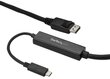 StarTech CDP2DPMM3MB USB-C, 3m kaina ir informacija | Kabeliai ir laidai | pigu.lt