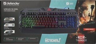 Defender Werewolf GK-120DL цена и информация | Клавиатуры | pigu.lt