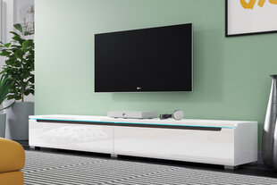 TV staliukas Swift LED 180 cm, baltas kaina ir informacija | TV staliukai | pigu.lt