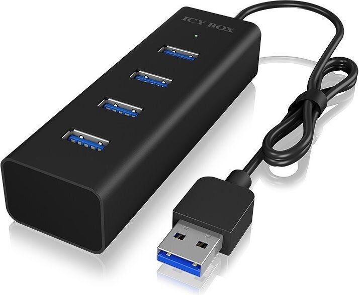 Icy Box IB-HUB1409-U3 kaina ir informacija | Adapteriai, USB šakotuvai | pigu.lt