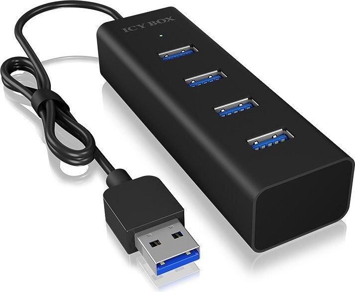 Icy Box IB-HUB1409-U3 kaina ir informacija | Adapteriai, USB šakotuvai | pigu.lt