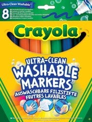 Nuplaunami flomasteriai Crayola, 8 spalvos kaina ir informacija | Piešimo, tapybos, lipdymo reikmenys | pigu.lt