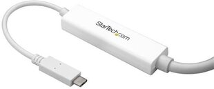 StarTech CDP2DPMM3MW USB-C, 3 m kaina ir informacija | Kabeliai ir laidai | pigu.lt