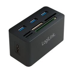 Считыватель карточек Logilink CR0042 цена и информация | Адаптеры, USB-разветвители | pigu.lt