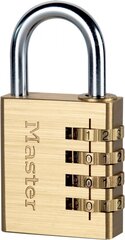 MASTER LOCK Замок навесной 604EURD с комбинацией (3ZM085) цена и информация | Дверные замки | pigu.lt