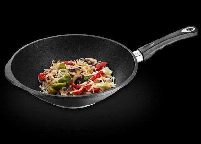 Wok keptuvė, 36 cm kaina ir informacija | Keptuvės | pigu.lt