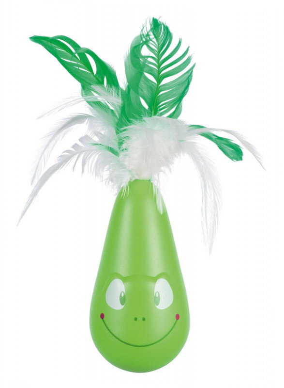 Trixie kačių žaislas Pop-up varlė, 6x25 cm цена и информация | Žaislai katėms | pigu.lt