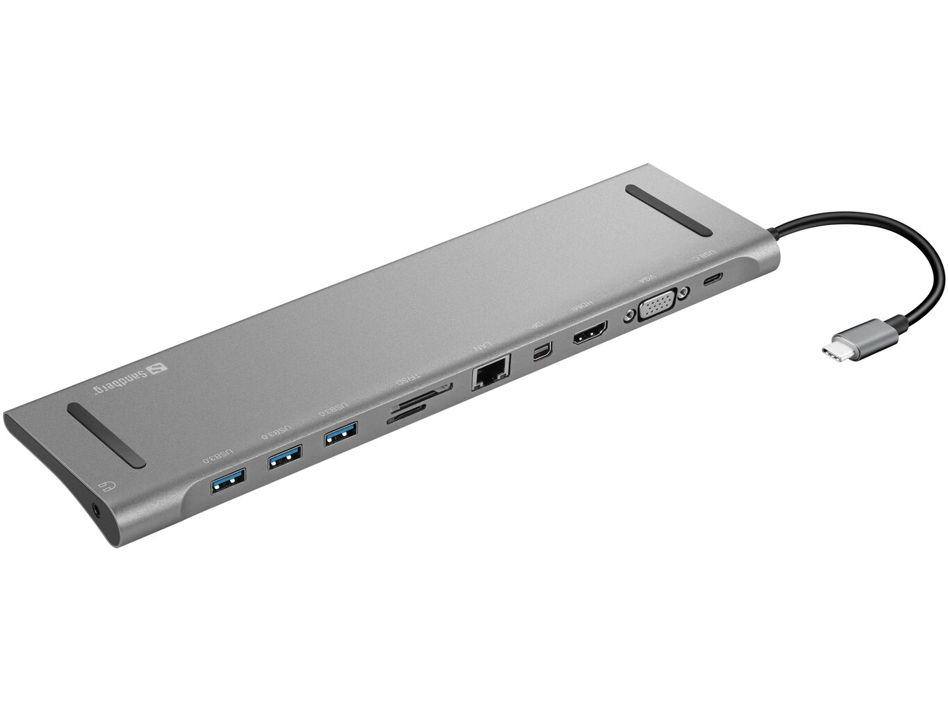 Sandberg USB-C All-in-1 Docking Station 136-23 kaina ir informacija | Adapteriai, USB šakotuvai | pigu.lt