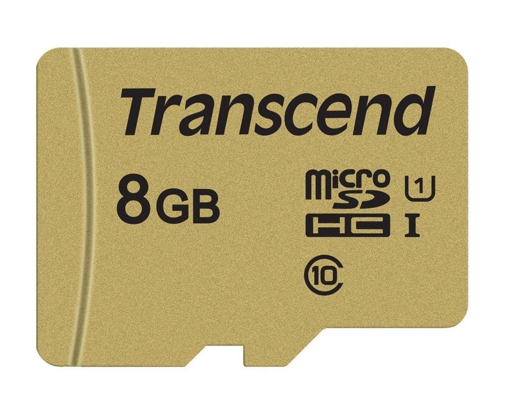 Карта памяти для телефона TRANSCEND GOLD 500S MICROSD W/ADP (V30) R95/W60,  8Гб цена | pigu.lt