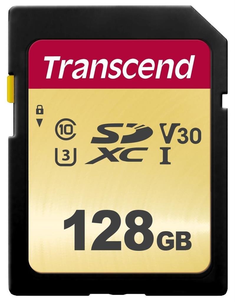 Transcend TS128GSDC500S kaina ir informacija | Atminties kortelės telefonams | pigu.lt