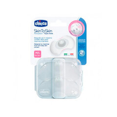 Silikoniniai antspeniai Chicco, M/L, 2 vnt. kaina ir informacija | Chicco Prekės mamoms | pigu.lt