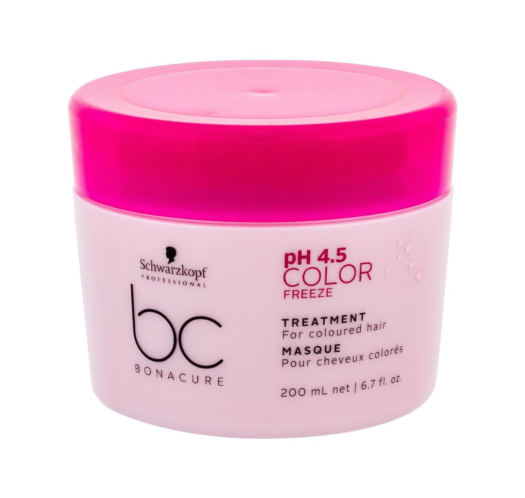 Kaukė dažytiems plaukams Schwarzkopf Professional BC Bonacure pH 4.5 200 ml цена и информация | Priemonės plaukų stiprinimui | pigu.lt