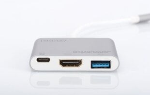 Adapter USB Digitus USB 3.0 Szary (DA-70838-1) kaina ir informacija | Adapteriai, USB šakotuvai | pigu.lt