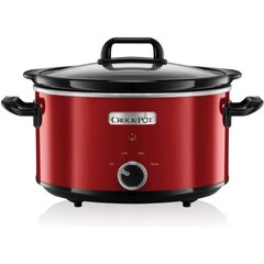 Lėta viryklė crock-pot scv400rd 210 w 3,5 l raudona (naudoti b) kaina ir informacija | Garų puodai, daugiafunkciai puodai | pigu.lt