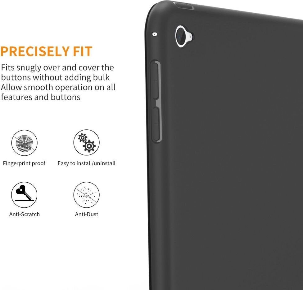 Tech-Protect SmartCase case for iPad Air 9.7&#39;&#39; 2 2014 - black kaina ir informacija | Planšečių, el. skaityklių dėklai | pigu.lt