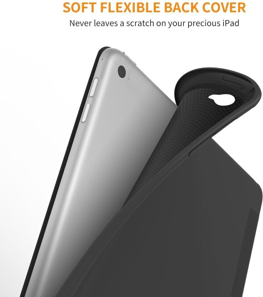 Tech-Protect SmartCase case for iPad Air 9.7&#39;&#39; 2 2014 - black kaina ir informacija | Planšečių, el. skaityklių dėklai | pigu.lt