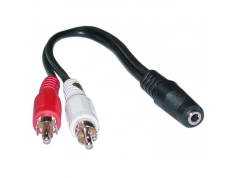 Adapteris Goobay 50092, 3.5mm, 0.2m kaina ir informacija | Adapteriai, USB šakotuvai | pigu.lt