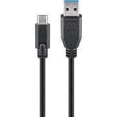 Kabel USB Wentronic Cable USB3 /USB Typ C 2m black M/M - 72216 kaina ir informacija | Laidai telefonams | pigu.lt