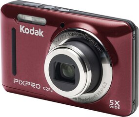 Kodak PixPro CZ53, Red цена и информация | Цифровые фотоаппараты | pigu.lt