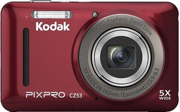 Kodak PixPro CZ53, Red kaina ir informacija | Skaitmeniniai fotoaparatai | pigu.lt