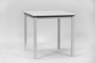 Valgomojo stalas Rosella, 75x75 cm, baltas kaina ir informacija | Virtuvės ir valgomojo stalai, staliukai | pigu.lt