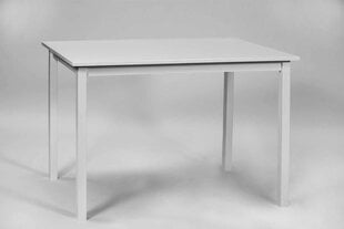 Valgomojo stalas Rosella, 70x110 cm, baltas kaina ir informacija | Virtuvės ir valgomojo stalai, staliukai | pigu.lt