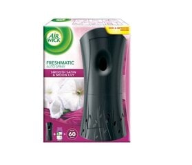 AirWick Freshmatic автоматический освежитель воздуха с наполнителем Smooth Satin & Moon Lily, 250 мл цена и информация | Освежители воздуха | pigu.lt