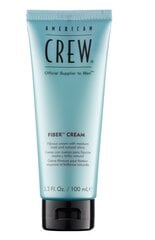 American Crew Hair Cream with natural luster and medium fixation (Fiber Cream) 100 ml 100ml цена и информация | Средства для укладки волос | pigu.lt