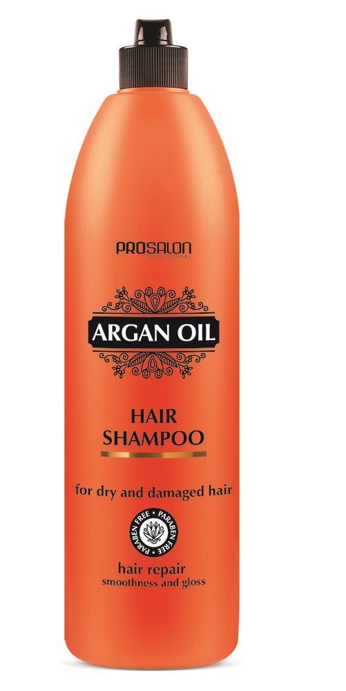 Šampūnas sausiems ir pažeistiems plaukams su argano aliejumi Chantal Prosalon Argan Oil Hair 1000 ml kaina ir informacija | Šampūnai | pigu.lt
