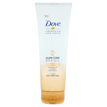 Šampūnas su makadamijos aliejumi Dove Advanced Hair Series Pure Care Dry Oil 250 ml kaina ir informacija | Šampūnai | pigu.lt