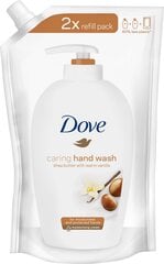 Дополнитель жидкого мыла для рук Dove Caring Shea Butter & Warm Vanillа, 500 мл цена и информация | Мыло | pigu.lt