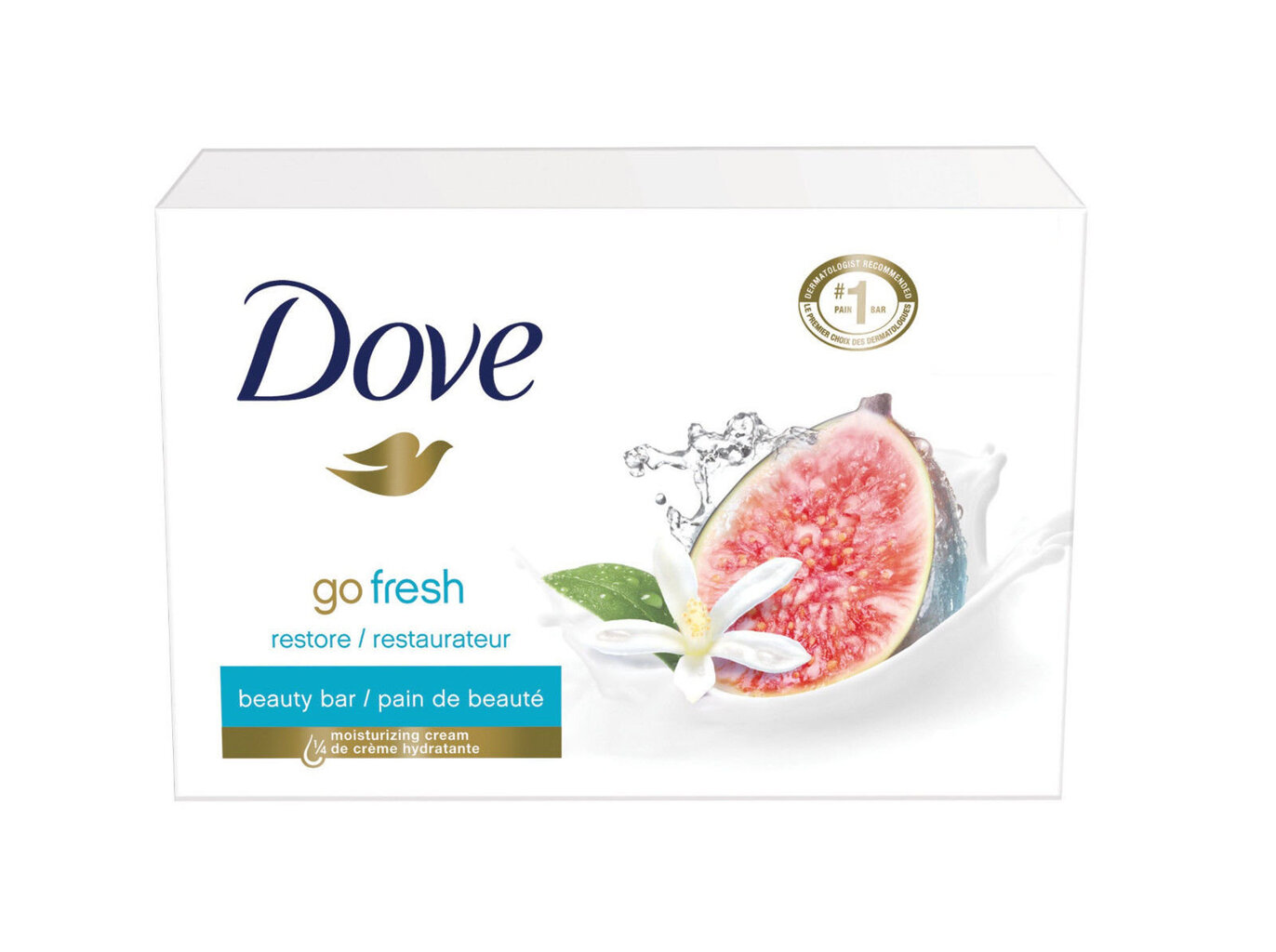 Muilas Dove Go Fresh Restore Blue Fig & Orange Blossom Scent 100 g kaina ir informacija | Muilai | pigu.lt