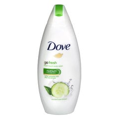 Гель для душа Dove Go Fresh Cucumber & Green Tea Scent 250 мл цена и информация | Масла, гели для душа | pigu.lt