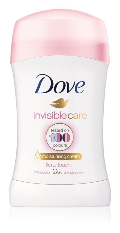 Pieštukinis dezodorantas Dove Invisible Care 48h Floral Touch 40 ml kaina ir informacija | Dezodorantai | pigu.lt