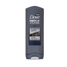 Dušo želė Dove Men + Care Elements Micro Moisture Charcoal Clay vyrams 400 ml kaina ir informacija | Dušo želė, aliejai | pigu.lt