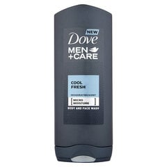 Dušo želė Dove Men + Care Micro Moisture Cool Fresh vyrams 400 ml kaina ir informacija | Dove Kosmetika kūnui | pigu.lt