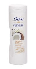Лосьон для тела Dove Nourishing Secrets, кокосовое масло и миндальное молоко, 400 мл цена и информация | Кремы, лосьоны для тела | pigu.lt