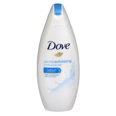 Dušo želė-šveitiklis Dove, Gentle Exfoliating, 250 ml kaina ir informacija | Dušo želė, aliejai | pigu.lt