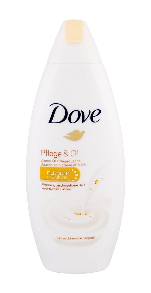 Dušo želė Dove Nourishing Care & Argan Oil, 250 ml kaina ir informacija | Dušo želė, aliejai | pigu.lt