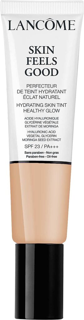 Drėkinantis makiažo pagrindas Lancome Skin Feels Good Hydrating Tint Healthy Glow 035 Fresh Almond 32 ml kaina ir informacija | Makiažo pagrindai, pudros | pigu.lt